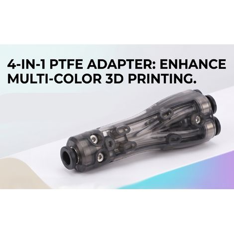 Adattatore PTFE 4 in 1 compatibile con l'hub per filamenti multicolore Bambu Lab H2 P1 X1 A1 per stampanti 3D (1/5)