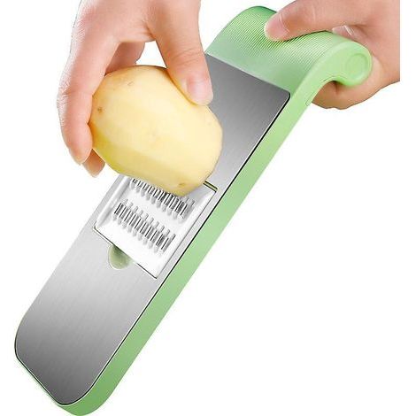 vegetable Cutter, Potato Cutter 5 Interchangeable Blades With Fruit Peeler, Multi Cutter, Julienne Cutter, For All Vegetables (1/4)