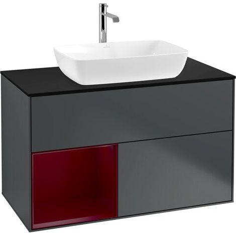 Villeroy & Boch F772HBHG Armoire sous-lavabo Finion F77 (1/2)
