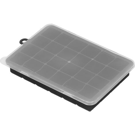 Moule à glaçons en silicone 24 cases, forme carrée DIY pour bar et cuisine, accessoire de boisson