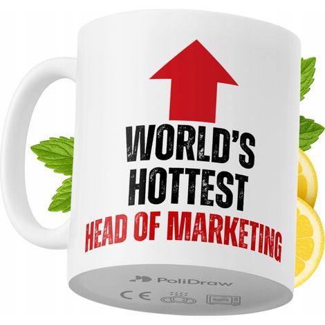 Lustige Kaffeetasse mit witzigem Textdesign für Marketingleiter – ideal für Geburtstage, Namenstage, Feiertage und besondere Anlässe. Hochwertige Tasse für Homeoffice und Arbeit. Farbe: Weiß, 330 ml.