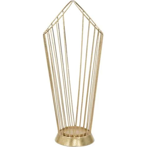Regenschirmständer mauro-ferretti glam stick Metall gold 25.5x18.5x60 cm