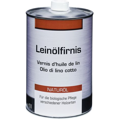 Leinölfirnis 1 L farblos Firnis