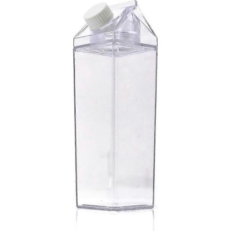 Wasserflasche aus Milchkarton, quadratisch, BPA-frei, tragbare Wasserflaschen