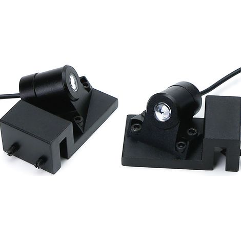 Kit Luce Led Proiettore Universale Led Angel Wings Illuminazione Portiere Sottoscocca Luce Bianca 12V 5W (1/3)