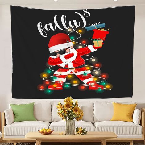 Tapisserie graphique vintage tendance pour la décoration de la chambre à coucher. 150x130cm (1/5)