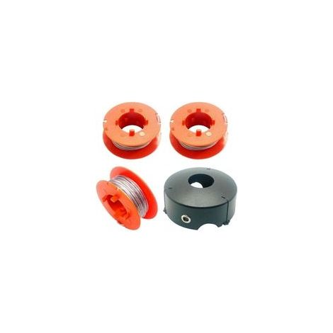 Zubehör für Trimmer, Fadenspule für Bosch Freischneider für ART 23 26 30 Commitrim Easytrim 8 m F016800175 (3 Spulen + 1 Kappe) (1/4)
