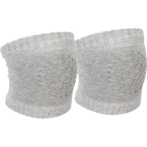 Genouillères antidérapantes pour bébé qui rampe et marche (gris) (1/5)