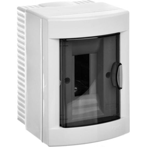 Aufputz-Verteilerkasten 1-reihig 2-modulig IP40 Transparente Tür 90912102 Viko von Panasonic