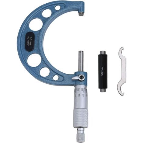 Micrometer 0 25 mm 25 50 75 mm for external dimensions with clear division markings and easy reading (0-25mm) (1/5)