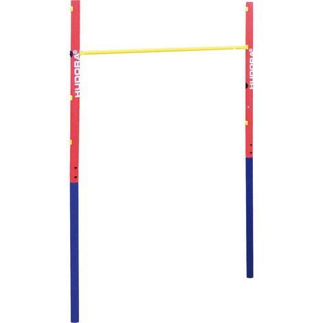 HUDORA Sbarra per trazioni Fabian Standard, Sbarra singola per bambini e adulti, Sbarra da ginnastica regolabile su 4 altezze, Sbarra fitness robusta da esterno fino a 100kg (1/2)