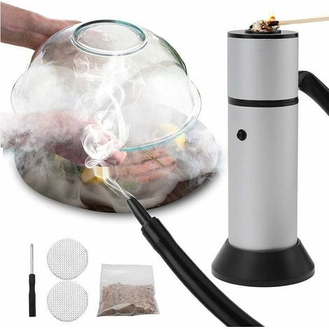 Portable Smoker, Fresh Smoke Infusion to Enhance Flavor, Smoke Gun for Meat, Portable Smoke Gun with Wood Chips for Food, Meat, and Cheese
