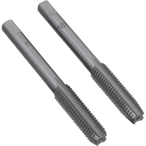 Sealey Tap Set 2pc (Taper & Plug) M8 x 1.25mm TSM8