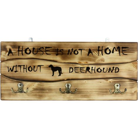 Levriero scozzese, Deerhound - appendiabiti con cane, espositore per medaglie, decorazione per la casa di Art-Dog (1/5)