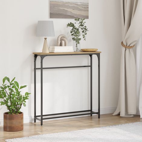 Konsolentisch Artisan-Eiche 75 x 19,5 x 75 cm Holzwerkstoff
