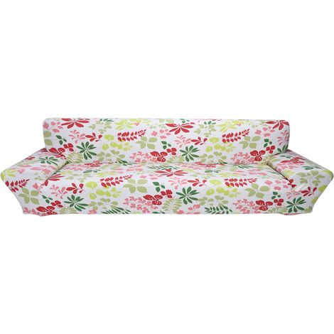 Housse de canapé extensible pour 4 places, tissu gratté doux antidérapant, polyester élastique lavable, protection meuble, 235-300cm (1/2)