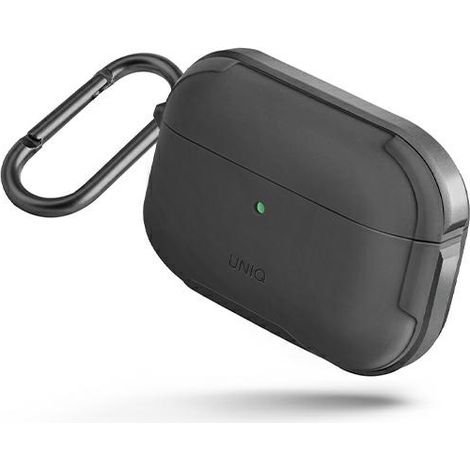 Funda Uniq Valencia para AirPods Pro Gris/Gris plomo Antimicrobiana (1/3)
