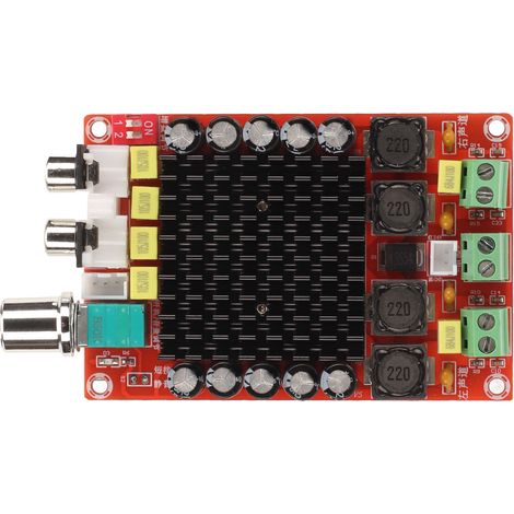 Carte d'amplificateur numérique professionnelle 100 W + 100 W double canal, module d'amplificateur audio de classe D pour système audio DIY (1/5)