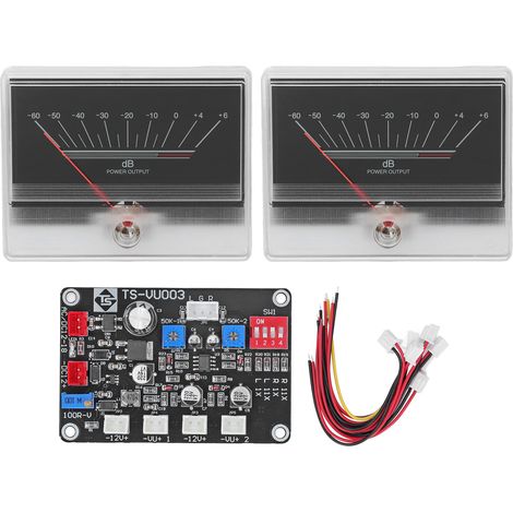 VU Meter – Indicatore di livello audio, preamplificatore con kit di scheda driver.