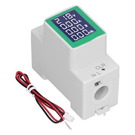 PZEM-008 AC50-300 V/100 A Pantalla LCD Pantalla digital Mesa multifuncional Guía Probador de voltaje Amperímetro Voltímetro con retroiluminación (1/5)