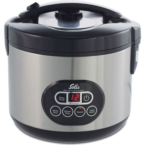 Solis Duo Programm 817 cuociriso acciaio inossidabile (1/4)
