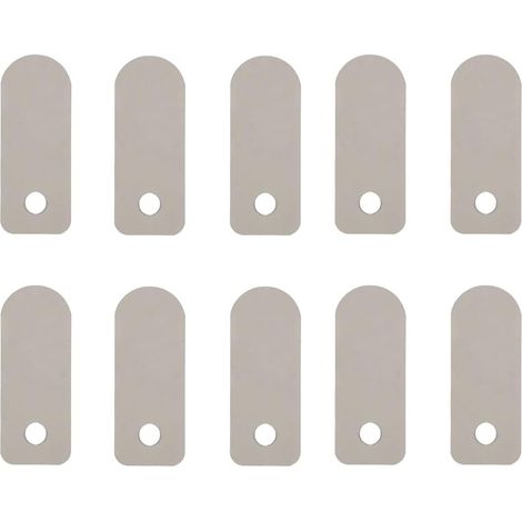 Lot de 10 plaques de valve de compresseur d'air, accessoire de rechange en métal sans huile, plaque Reed pour compresseurs d'air, durables et haute performance (1/5)