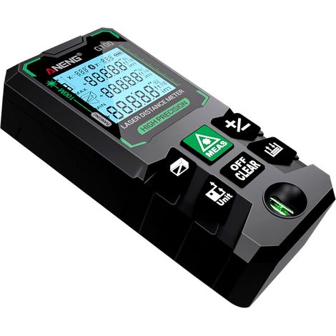 Télémètre laser intelligent haute précision ANENG G100, télémètre laser vert, 30 mémoires de stockage, étalonnage autonome, outil multifonction (1/5)