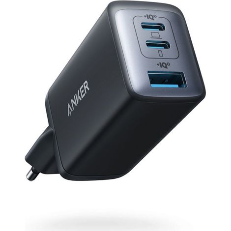 Cargador de Pared Anker 735 GaNPrime/ 1xUSB-A/ 2xUSB Tipo-C/ 65W (1/2)