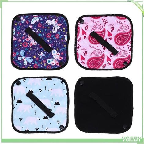 4 pièces de chiffon pipi réutilisable, ne laisse aucune trace, tampons de chiffon absorbants lavables pour randonnée camping, pour (1/4)