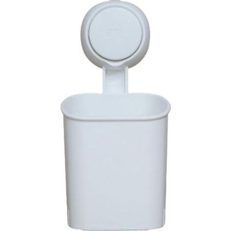 Suction Cup Toothbrush Holder, Wall Mounted, No Drilling Required, for Bathroom, Shower, Electric Toothbrush, Toothpaste, Razor Holder, Removable (1/5)