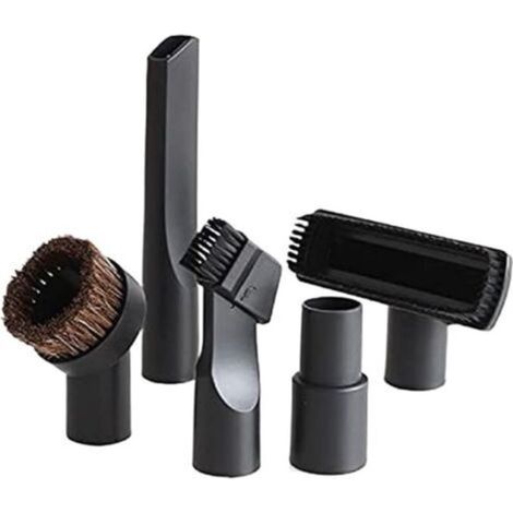 Kit de 5 Outils Universels (Brosses et Crévices) pour Aspirateur 32mm/35mm (1/5)