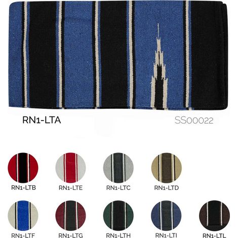 Bianco rosso Rn1-Lte - Tappetino sottosella in tessuto navajo 32x64"