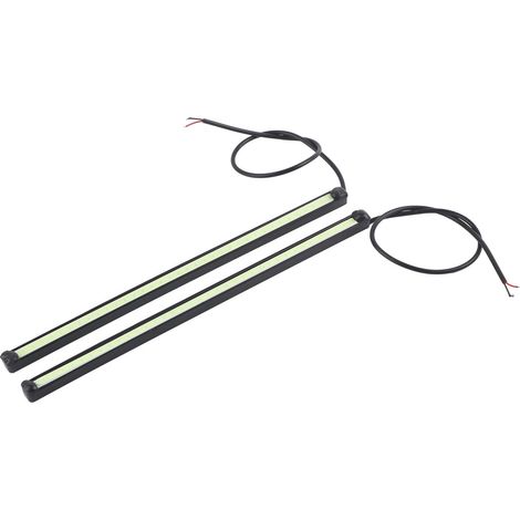Feu de jour LED COB étanche haute luminosité DRL voiture lampe de modification 21cm bleu glacier (1/5)