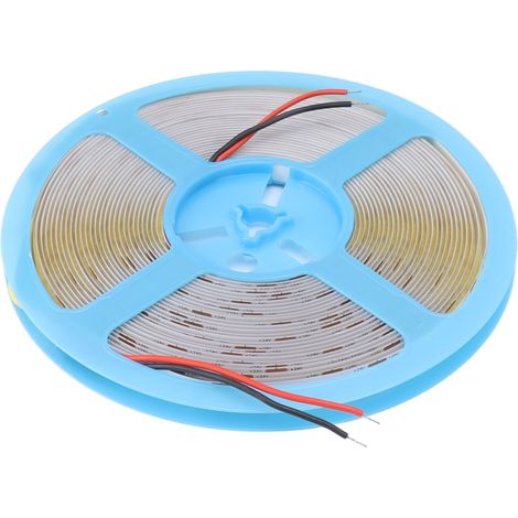 COB-LED-Streifenleuchte, 320 LEDs, 110 lm, selbstklebend, gleichmäßiges, natürliches, flexibles Band für den Innenbereich, für Schränke, 24 V, 10 m (32,8 ft), 3000 K warmweißes Licht (1/5)