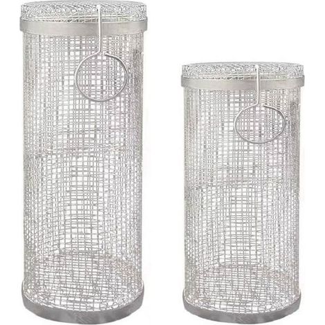Grill Grate - Stainless Steel Barbecue Cooking Grid - For Fire Pit Campfire Outdoor Camping Grill - 2 Pieces (1/5)