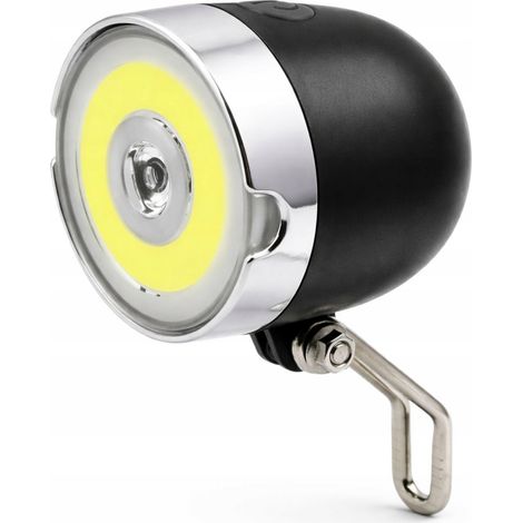 Éclairage avant de vélo étanche à LED + COB alimenté par batterie (1/5)