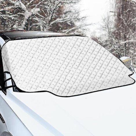 Housse de protection pare-brise voiture ultra épaisse 145x100 cm résistante aux intempéries (1/5)