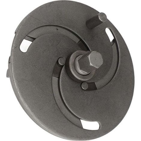 Accessoire de Retrait de Voiture, clé de Couvercle de Pompe à Carburant réglable 89-170mm 3 mâchoires Couvercle de réservoir Outil de Retrait de Bouchon de Pompe à Huile (1/4)