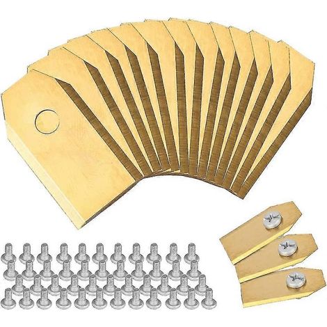 Lames de couteau en titane, lame pour tondeuse robot Husqvarna Automower, vis de fixation (1/5)
