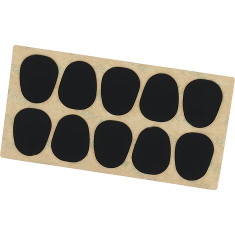 Protège-embouchure en silicone pour saxophone, coussinet souple noir protecteur 0.8 mm (1/5)
