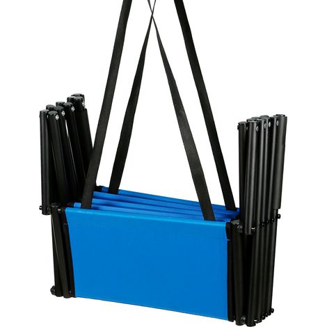 Haloyo Rampa per cani, La rampa pieghevole,4 gradini Rampa per cani,101 x 76 x 47 cm,blu (1/5)