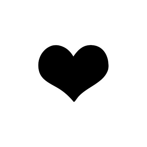 Ardoise Silhouette murale Coeur (1/3)