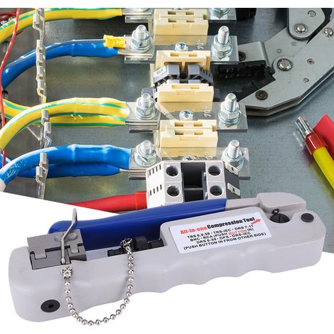 Crimpzange für multifunktionale Stahlsteckverbinder, All-in-One-Crimpzange für BNC-RCA-Steckverbinder (1/5)