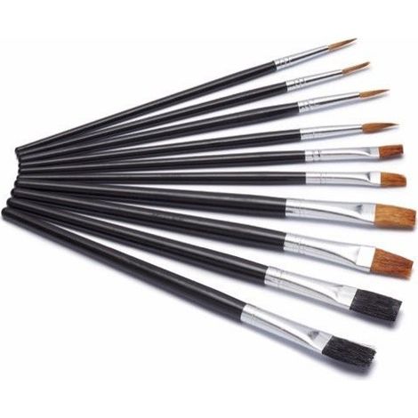 Harris Artist Paint Brush Set, Flat (Pk-10) (1/2)
