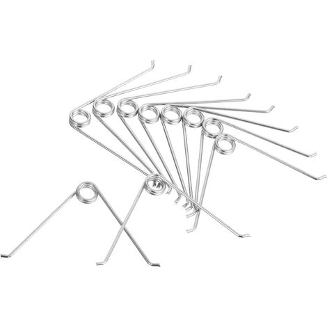 10 V-förmige Federn für Gartenscheren, Federteile aus Edelstahl, 10-teiliges Set für Astscheren, Zubehör für Gartengeräte, Ersatzfedern