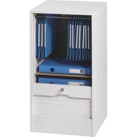 Classeur à rideau blanc Office 76 cm (1/2)