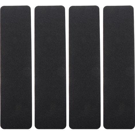 Bande antidérapante (lot de 4) pour marches et plateformes extérieures, autocollant en PVC.