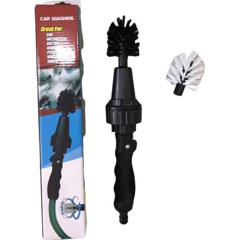 Outils de nettoyage de cuisine brosse à verre alimenté à l'eau pour enlever meubles moto vélo voiture intérieur extérieur kit (1/4)
