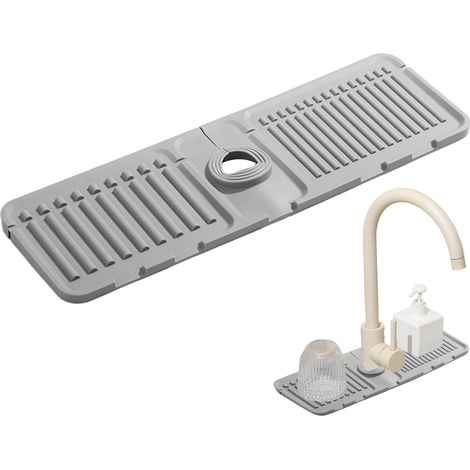 Tapis d'apprentissage pour robinet - d'égouttage en silicone , distributeur de bac , récupérateur d' (1/5)