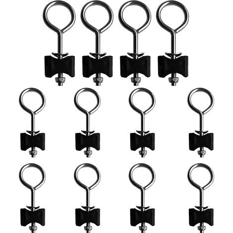 AIDUCHO Juego de 12 tornillos para trampolín, accesorios para trampolín, tornillos de repuesto para trampolines, herramienta de estabilidad para trampolines, para la mayoría de trampolines de exterior (1/5)